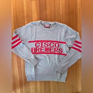 Bells & Bain Cisco Brewery Sweater, size M